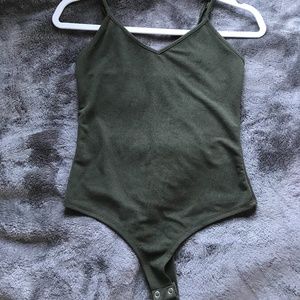 Green Tank Bodysuit